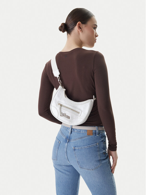 Guess Ročna torba Guess J5BZ38 W4090 Bela