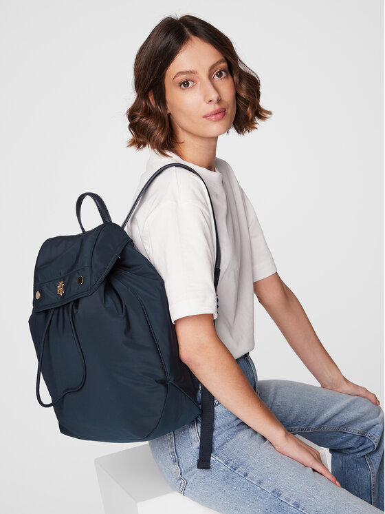 Tommy Hilfiger Zaino Tommy Hilfiger My Tommy Backpack AW0AW11995 Blu scuro