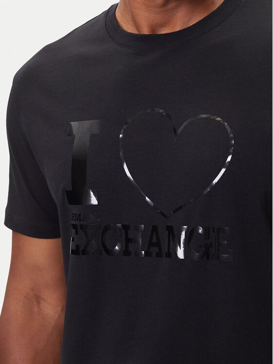 Armani Exchange Armani Exchange Camiseta XM001413 AF16432 MC314 Negro Regular Fit