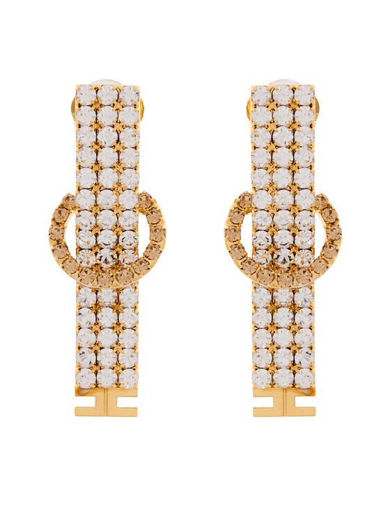 Elisabetta Franchi Uhani na zaponko Elisabetta Franchi OR-11M-52E2-V240 Zlata