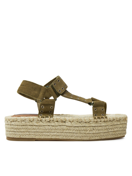 Pepe Jeans Espadrile Pepe Jeans Tracy Resort PLS90660 Zelena