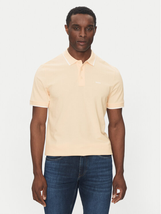 BOSS BOSS Polo Parlay 190 50494697 Écru Regular Fit