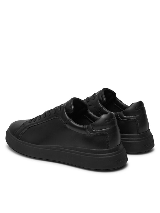 Calvin Klein Сникърси Calvin Klein Low Top Lace Up Lth HM0HM01016 Черен