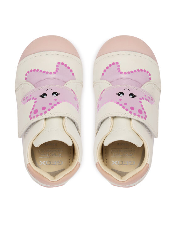 Geox Półbuty Geox B Tutim Girl B3540B 00085 C1Z8Z Biały