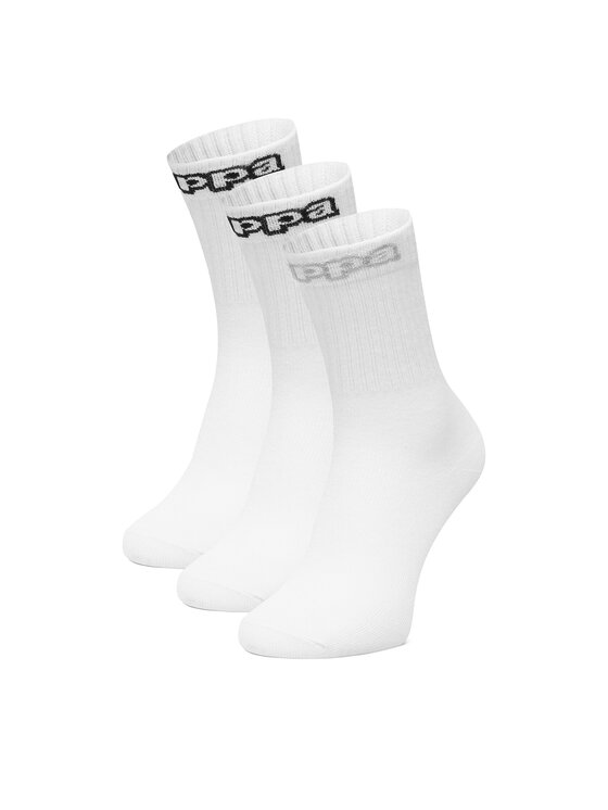 Kappa Dolge nogavice Kappa CEO_KR_KAPPA_DZ004_W_AW25 Bela
