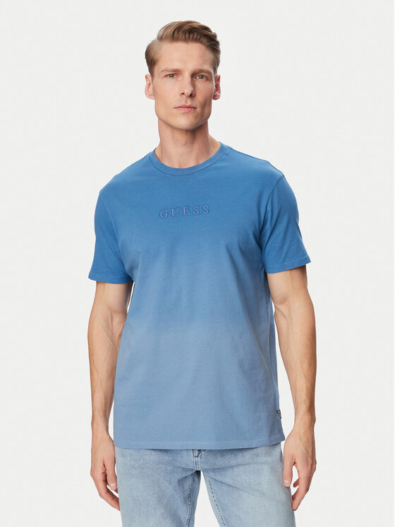 Guess Guess Camiseta M6GI29 K3258 Azul Regular Fit