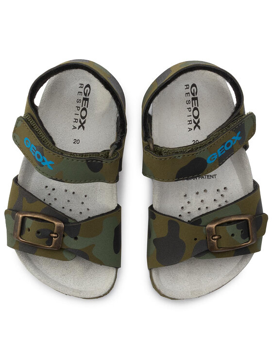 Geox Sandali Geox B Sand. Chalki B. A B922QA 000CE C3009 M Zelena
