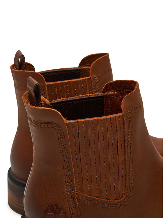 Timberland Kotníková obuv s elastickým prvkem Timberland Brimfield TB0A2PBBEM41 Hnědá