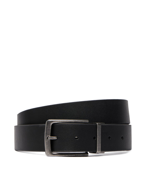 Calvin Klein Колан Calvin Klein Two Belt Rev Gift Set 35Mm LV04D0025G Черен