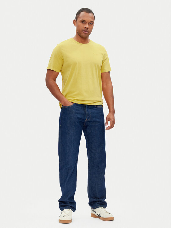 Pepe Jeans Pepe Jeans T-shirt Jacko PM508664 Giallo Regular Fit