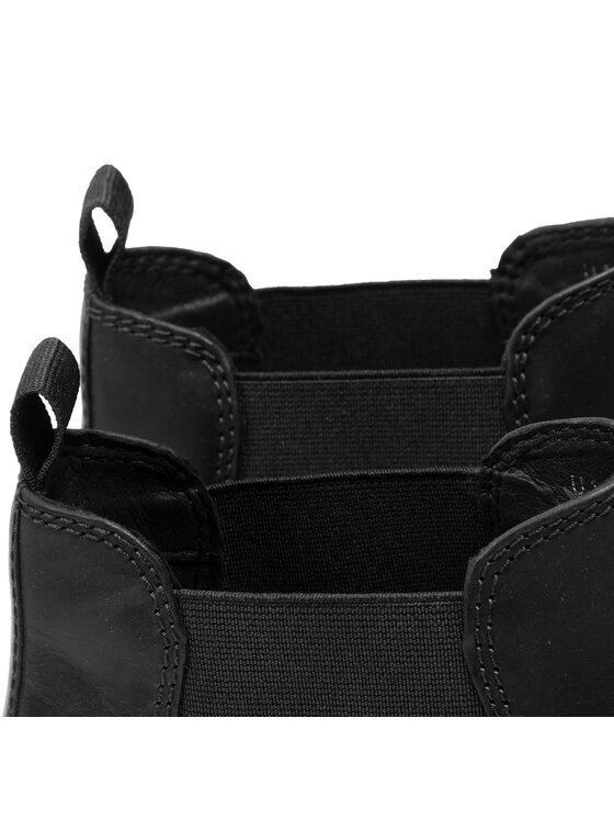 Geox Kotníková obuv s elastickým prvkem Geox U Andalo A U16DDA-00045 C9999 Černá