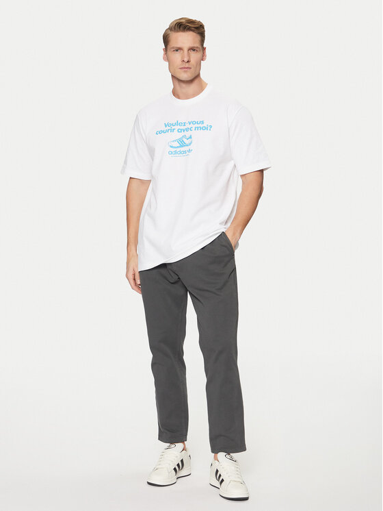 adidas adidas Футболка Graphic Tee JC8365 Білий Regular Fit