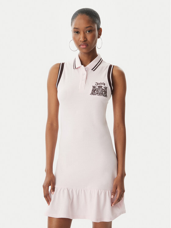 Juicy Couture Juicy Couture Літня сукня Juicy Peplum JCGED126016 Рожевий Regular Fit