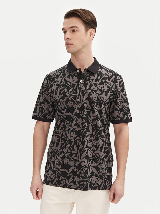 Jack & Jones Jack & Jones Polo majica Jeff 12269236 Črna Standard Fit