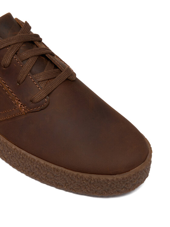Clarks Sneakersy Clarks StreethillLace 26183418 Hnedá