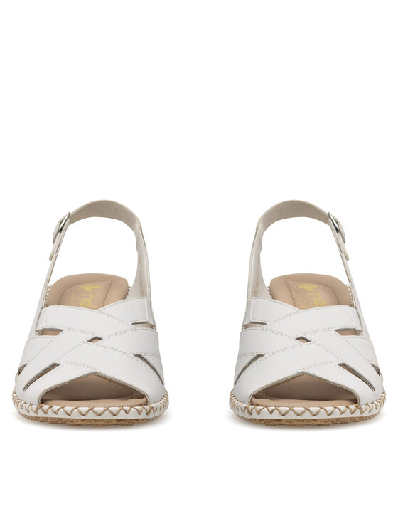 Rieker Sandali Rieker 66189-80 Bela