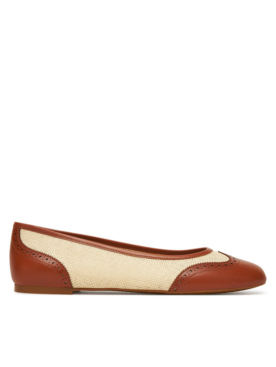 LAUREN RALPH LAUREN Baleriny LAUREN RALPH LAUREN Jayna 802961799001 Beżowy