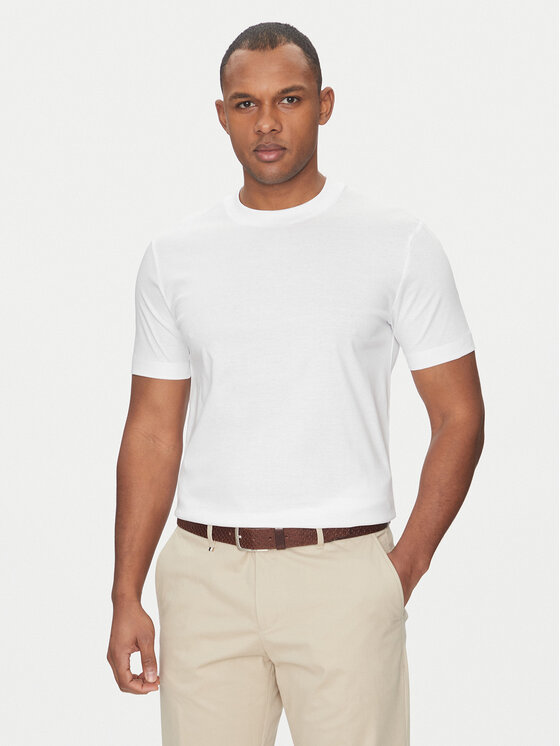 BOSS BOSS T-shirt H-Tessler 17 50523931 Bianco Slim Fit