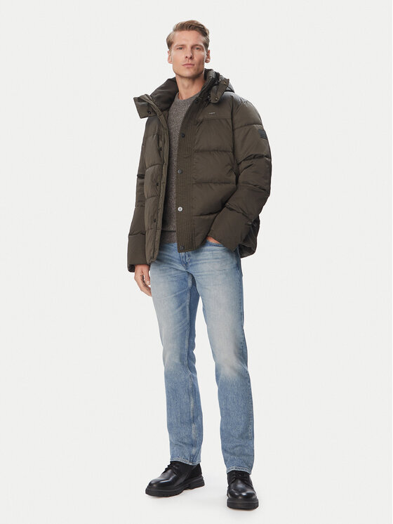 G-STAR G-STAR Giubbotto invernale Element Pod Hod D29833-E623 Verde scuro Regular Fit