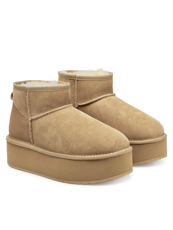 EMU Australia Schneeschuhe EMU Australia Stinger Micro Flatform W13082 Beige