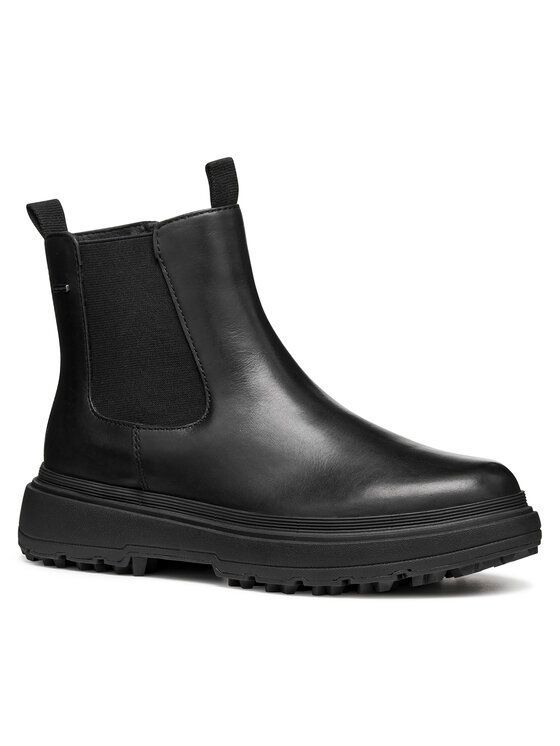Geox Botki Geox D Lamidie + Grip Abx D46XMD 00043 C9999 Czarny