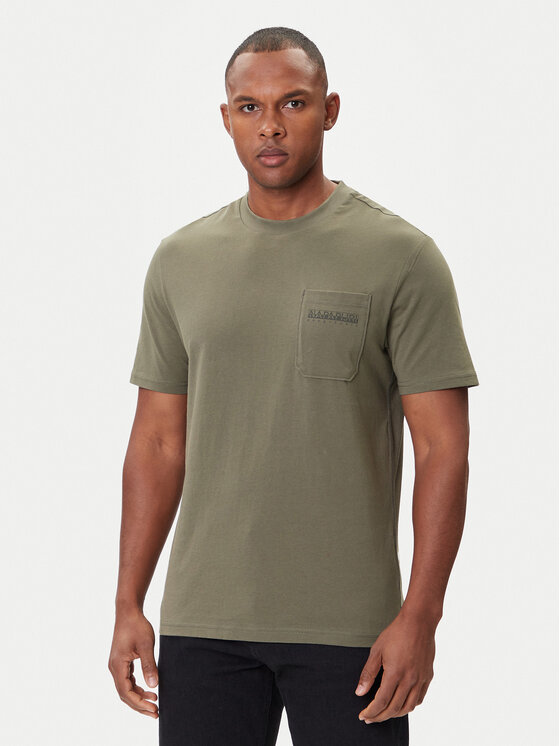 Napapijri Napapijri Camiseta S-Fanes NP0A88SE Verde Regular Fit
