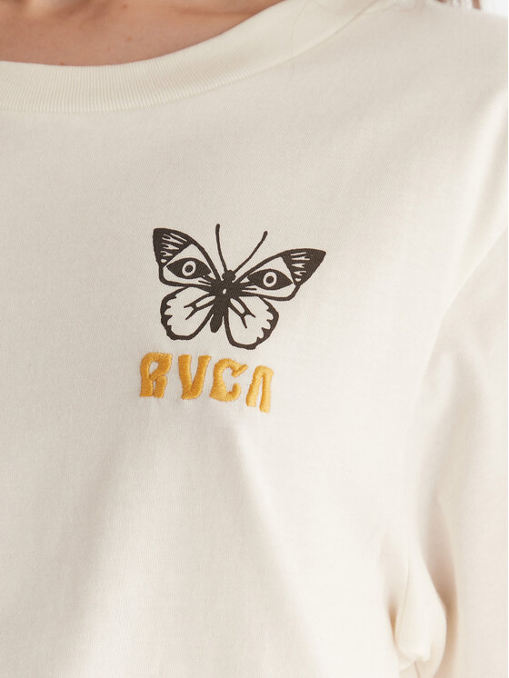 RVCA RVCA Camiseta EVJZT00164 Blanco Reglan Fit
