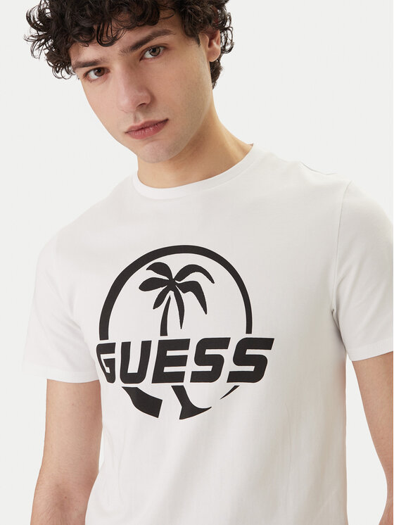 Guess Guess Camiseta F6GI00 J1314 Blanco Slim Fit