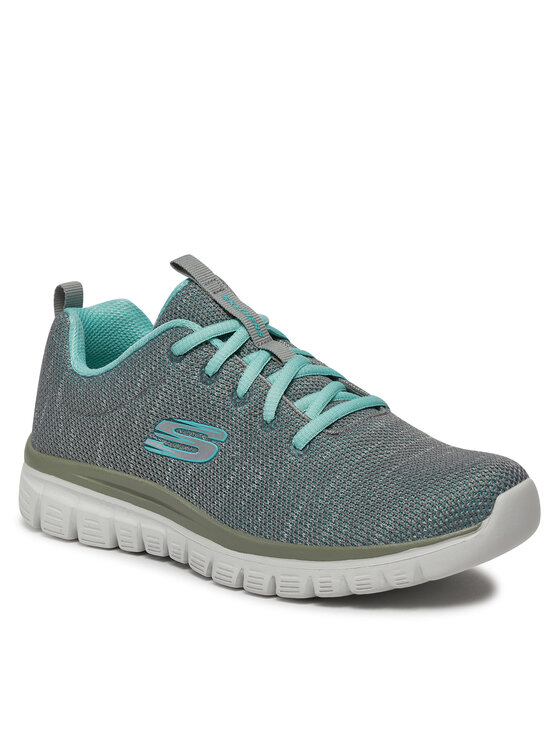 Skechers Снікерcи Skechers Twisted Fortune 12614/GYMN Сірий