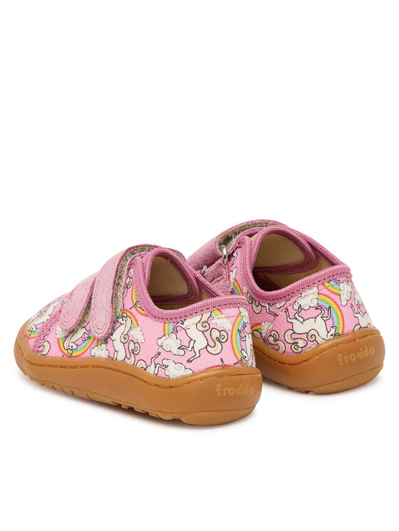 Froddo Тапочки Froddo Barefoot Canvas G1700440-12 M Рожевий