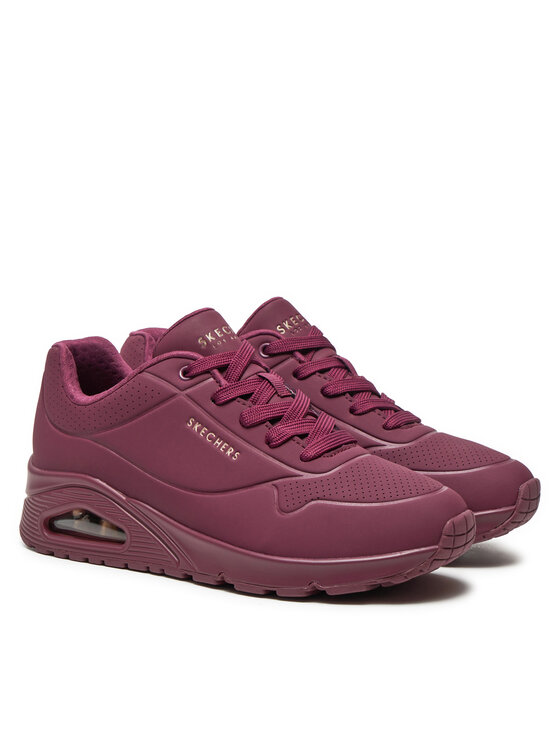 Skechers Снікерcи Skechers Uno Stand On Air 73690/PLUM Бордовий