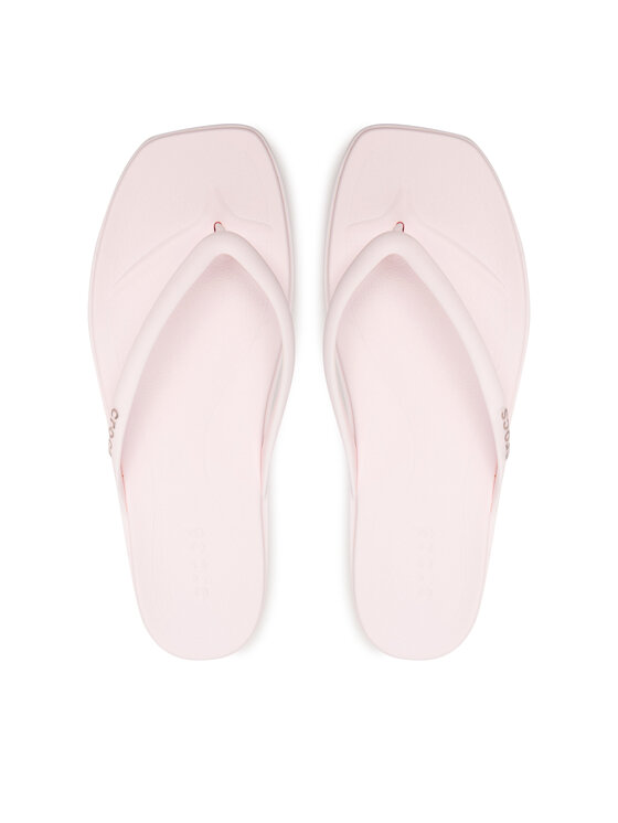 Crocs В'єтнамки Crocs Miami Square Flatform Flip 214161 Світло-рожевий