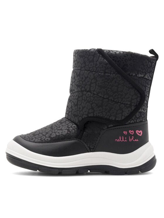 Nelli Blu Členková obuv Nelli Blu CM230224-2 Čierna