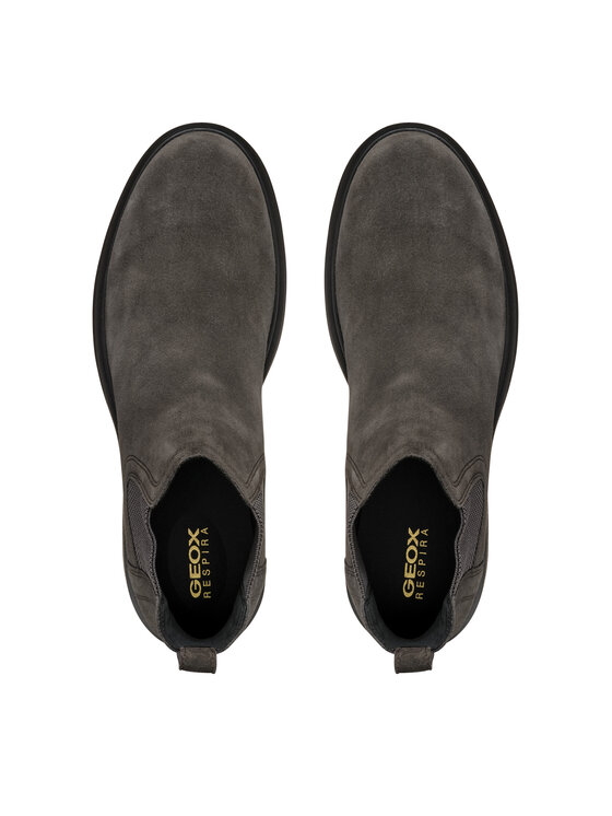 Geox Kotníková obuv s elastickým prvkem Geox U Spherica Ec1 U36D1C 00022 C6372 Šedá