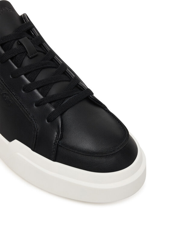 Calvin Klein Sneakers Calvin Klein Chunky Cupsole Lace Up Lth Pinch YM0YM01454 Nero
