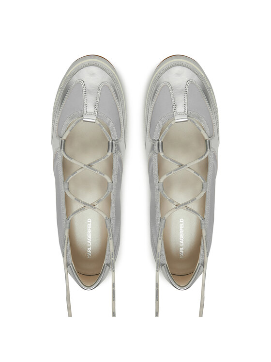 KARL LAGERFELD Балетки KARL LAGERFELD Altia KL66111 Срібний