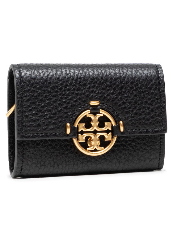 Tory Burch Pénztárca Tory Burch Miller Mini Wallet 79394 Fekete
