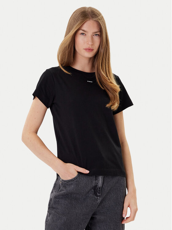 PINKO PINKO Camiseta Basico 100373 A2RE Negro Regular Fit
