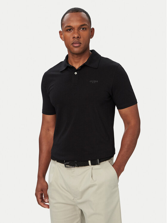 Guess Guess Polo M6YP07 K4104 Negro Slim Fit