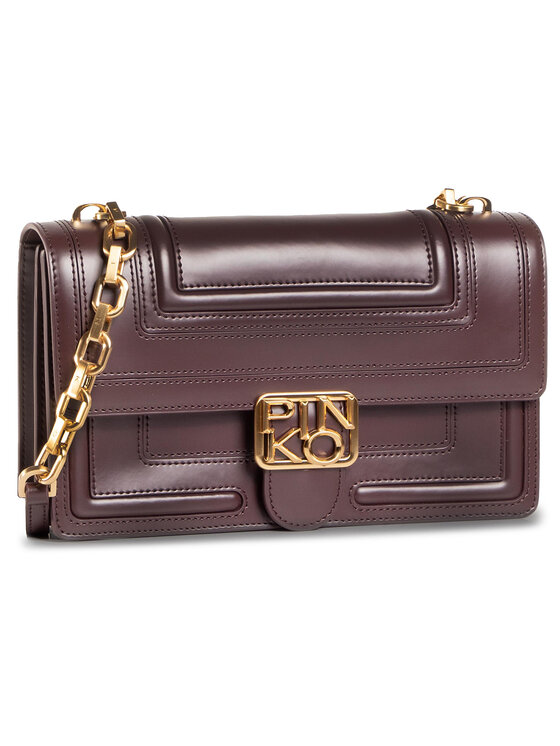 PINKO Сумка Pinko Logo Classic Icon Classique Cl AI 20-21 PLTT 1P21S6 Y6JL Коричневий