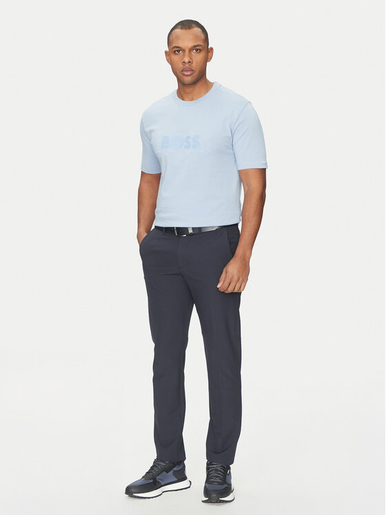 BOSS BOSS Футболка 50531271 Блакитний Regular Fit