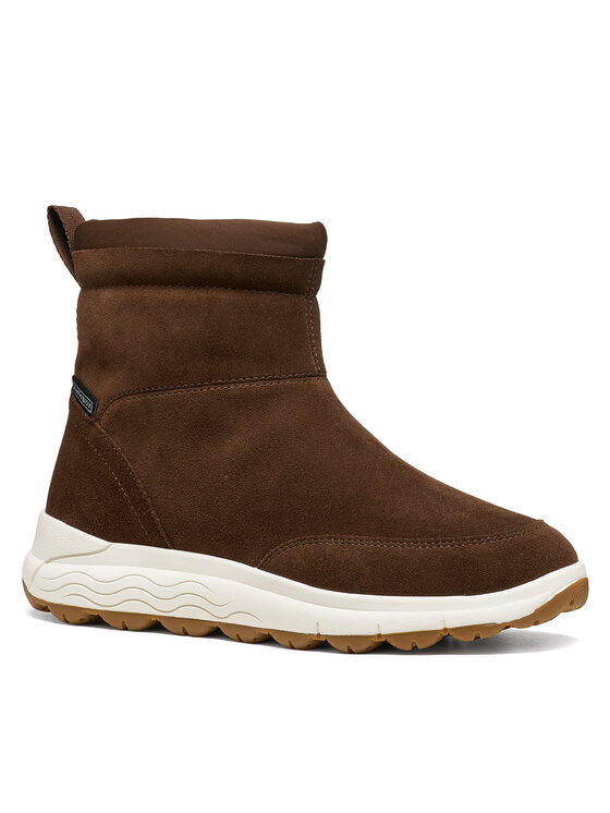 Geox Botki Geox D Spherica 4X4 B Abx D6626C 2211 C6006 Brązowy ciemny