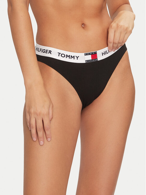 Tommy Hilfiger Tommy Hilfiger Σλιπ κλασικά UW0UW05617 Μαύρο