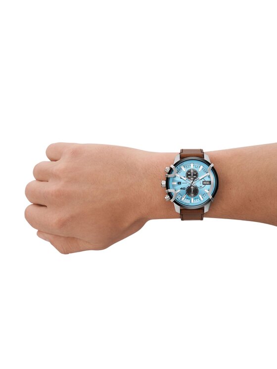 Diesel Годинник Diesel Griffed DZ4656 Коричневий