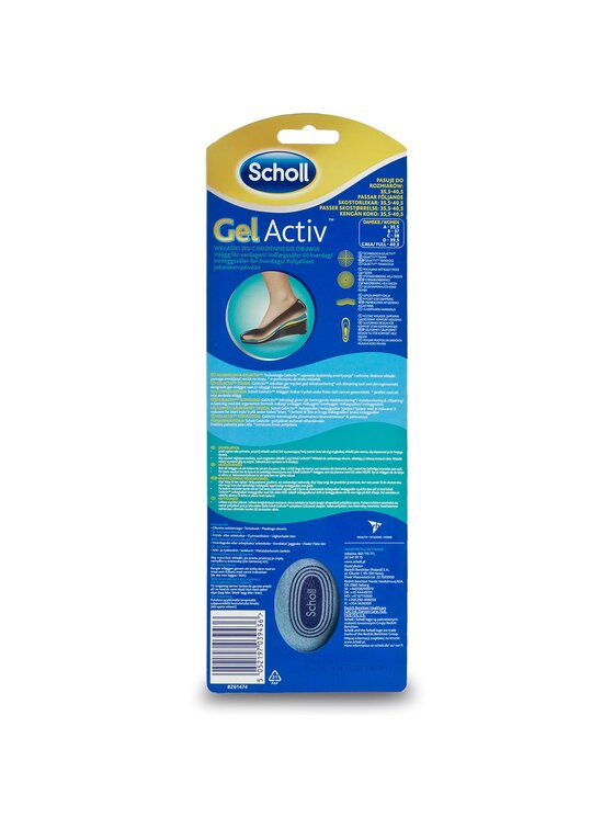 Scholl Geliniai vidpadžiai Scholl Gel Activ Insole For Everyday Shoes