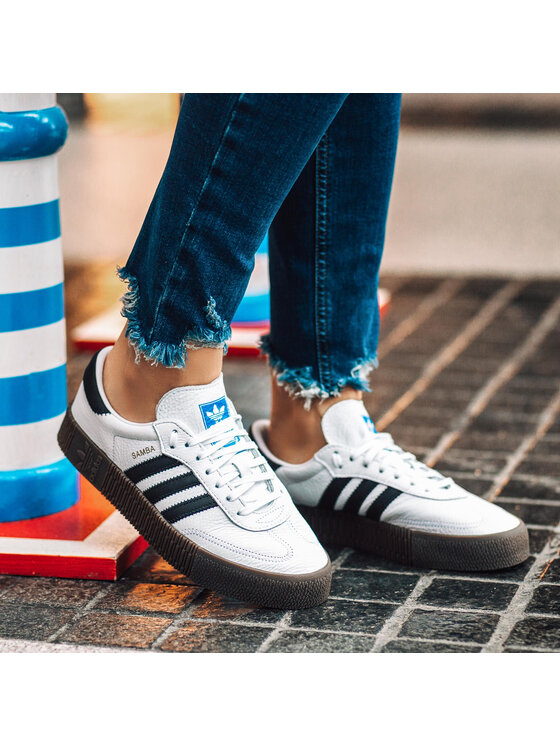 adidas Sneakers adidas Sambarose W AQ1134 Alb