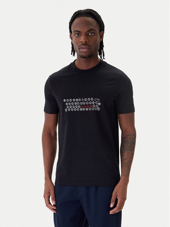HUGO HUGO Camiseta Deyss 50553755 Negro Regular Fit