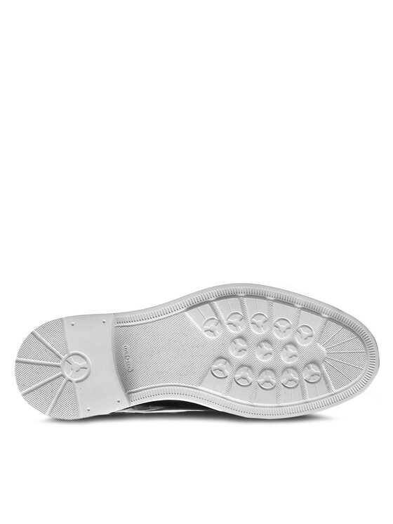 GINO ROSSI Oxfordky Gino Rossi Mitsu DPH612-Z43-Y800-9900-0 Čierna