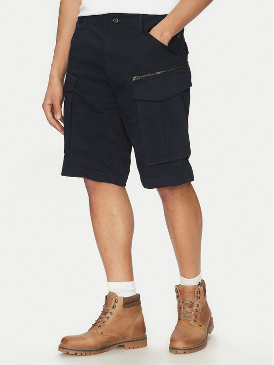 G-STAR G-Star Raw Stoffshorts Rovic Zip D08566-5126 990 Schwarz Relaxed Fit