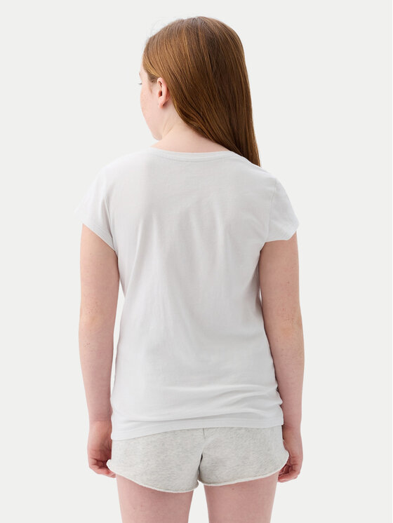 Gap Gap Marškinėliai 885666 Écru Regular Fit